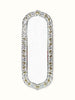 Glass Floral Inlay Arch Full-length Mirror 12